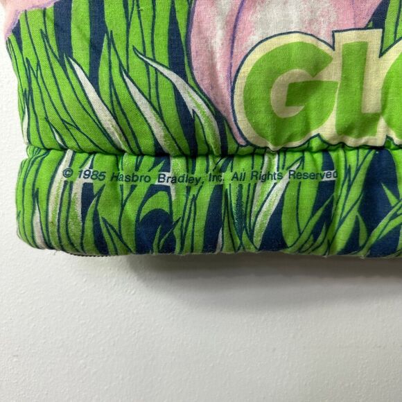 Vintage Hasbro Glo Friends 1983 Sleeping Bag Glo Worms Bugs 80s 52" x 26" - Picture 5 of 12